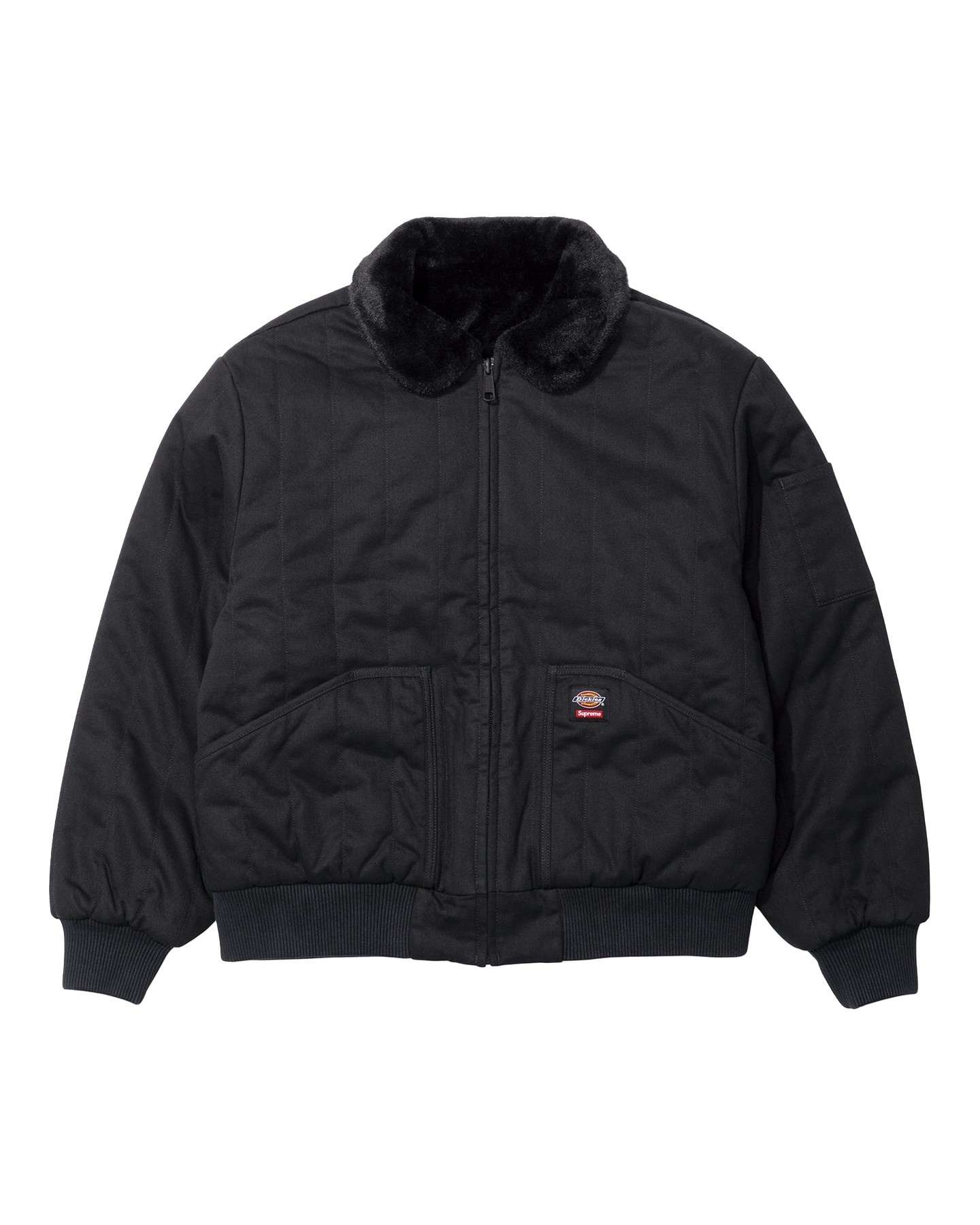 Supreme®/Dickies® Reversible Quilted Faux Fur Work Jacket view 10